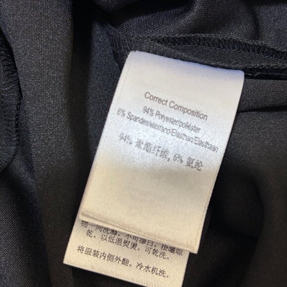 NWT DKNY Jewel Neck Sleeveless Short Length Sheath Dress (Black) - Size 12 - Picture 6 of 8